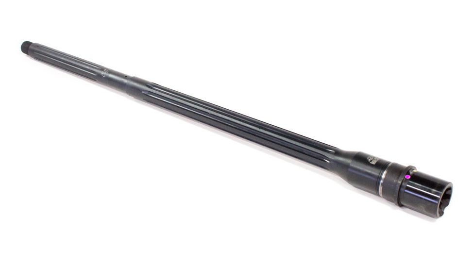 Faxon Firearms .308 Winchester Heavy Fluted Rifle Barrel, Rifle-Length, 416-R Stainless QPQ Nitride, 5R, NP3 Extension, Black Nitride, 20, 10B810R20FHQ-5R-NP3