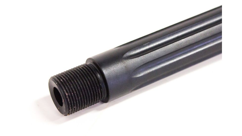 Faxon Firearms .308 Winchester Heavy Fluted Rifle Barrel, Rifle-Length, 416-R Stainless QPQ Nitride, 5R, NP3 Extension, Black Nitride, 20, 10B810R20FHQ-5R-NP3