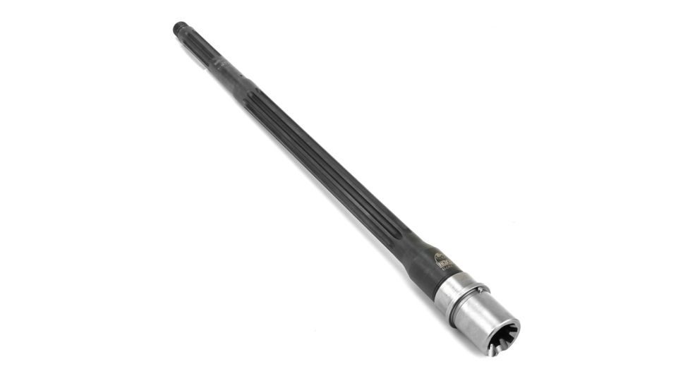 Faxon Firearms .308 Winchester Heavy Fluted Rifle Barrel, Rifle-Length, 416-R Stainless QPQ Nitride, 5R, NP3 Extension, Black Nitride, 18, 10B810R18FHQ-5R-NP3