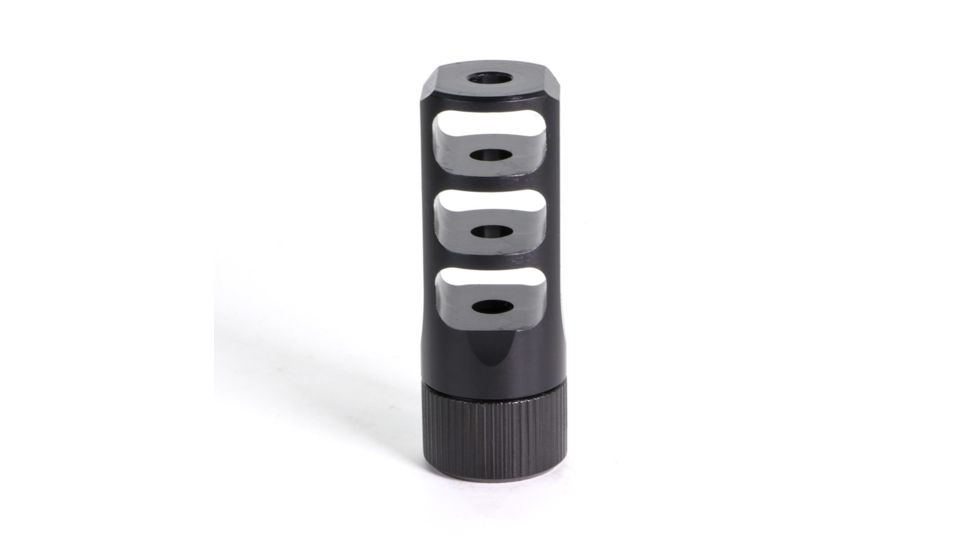 Faxon Firearms 5.56 3-Port Muzzle Brake, Steel, QPQ Nitride, Black, Small FFMD5563PMBSQPQ