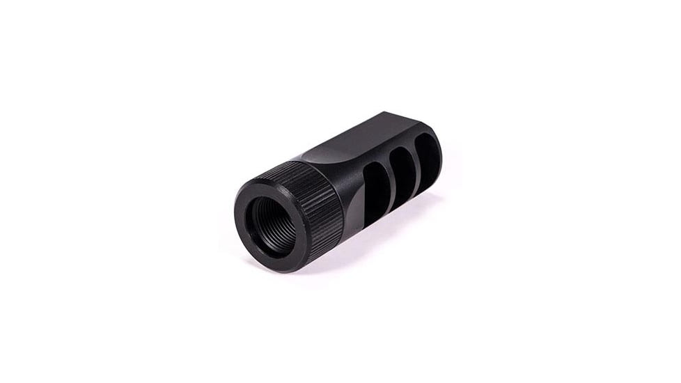 Faxon Firearms 7.62mm MuzzLok Ported Flash Hider, Black, FFMD762PFHSQPQ