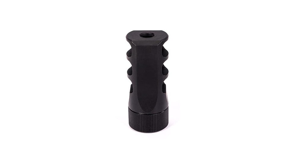 Faxon Firearms 7.62mm MuzzLok Ported Flash Hider, Black, FFMD762PFHSQPQ