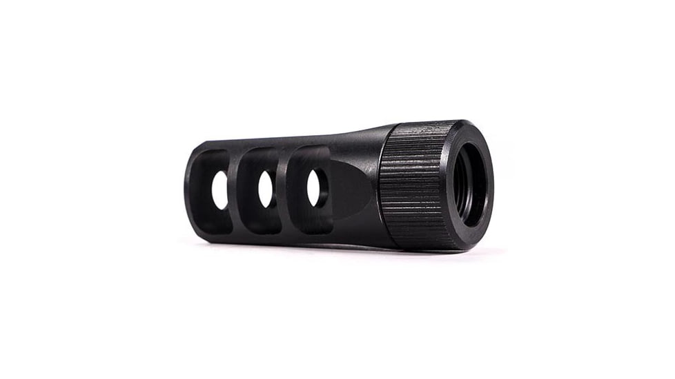 Faxon Firearms 7.62mm MuzzLok Ported Flash Hider, Black, FFMD762PFHSQPQ