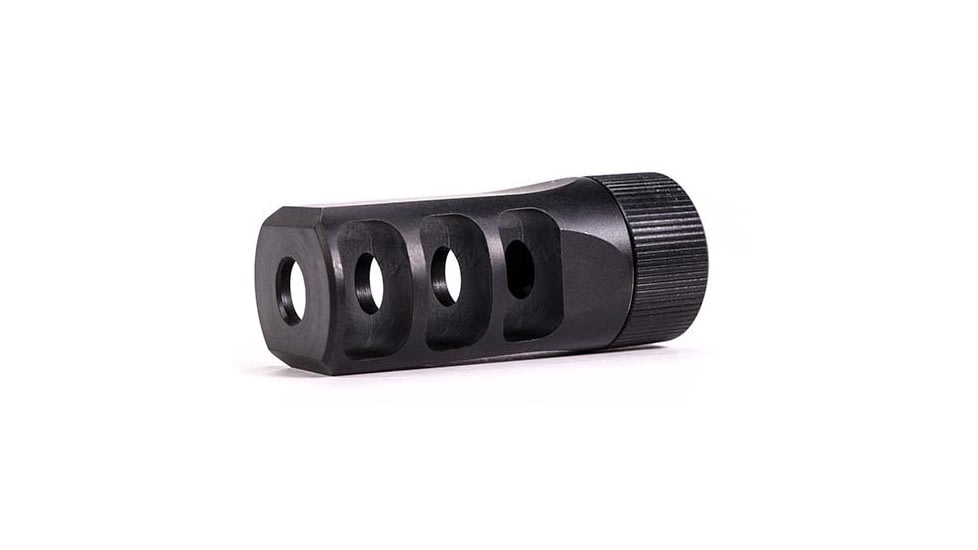 Faxon Firearms 7.62mm MuzzLok Ported Flash Hider, Black, FFMD762PFHSQPQ
