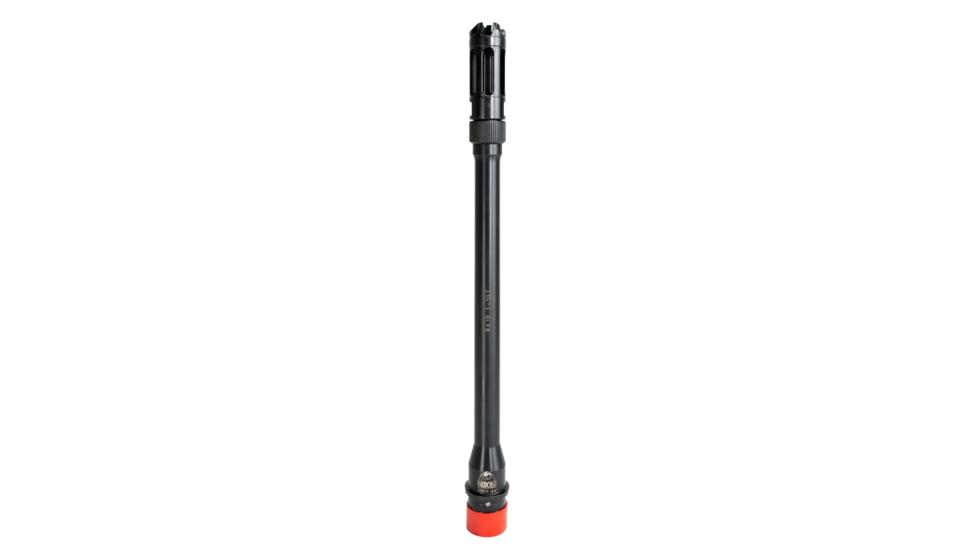 Faxon Firearms 9mm MuzzLok Ported Flash Hider, Black, FFMD9MMPFHSQPQ