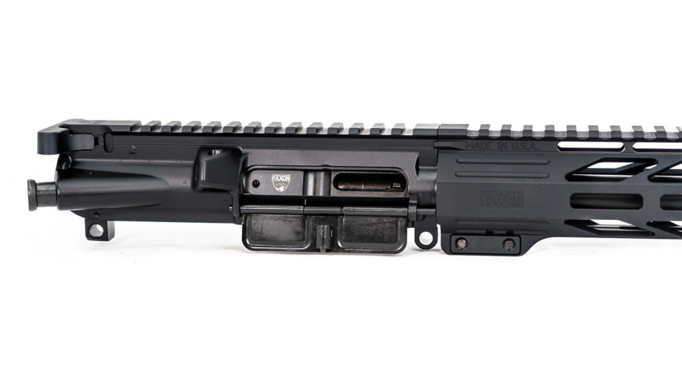 DEMO, Faxon Firearms AR-9 Complete Upper Receiver, 9mm SAMMI, 13 inch Aluminum Handguard, 16 inch Taper Barrel, Gen 2 BCG, A2 Flash Hider, Black, FX916U