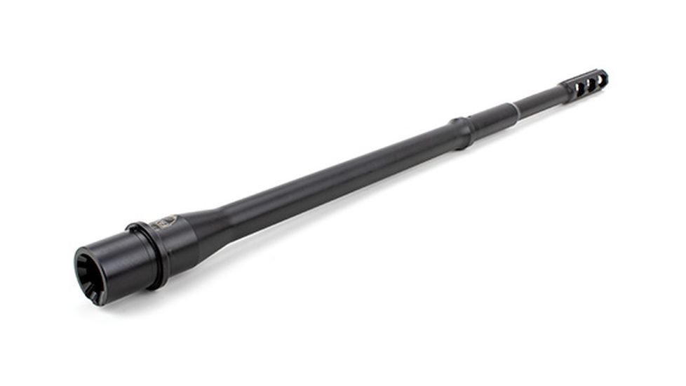 Faxon Firearms AR15 Barrel w/ Integral Flash Hider, 16in, 556 NATO, Pencil Profile, Black, 15A58M16NGQ-IMDB