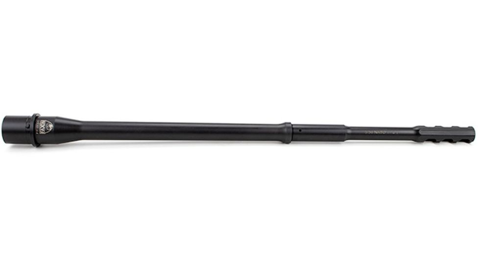 Faxon Firearms AR15 Barrel w/ Integral 3 Port Brake, 16in, 556 NATO, Gunner Profile, Black, 15A58M16NGQ-IMDB