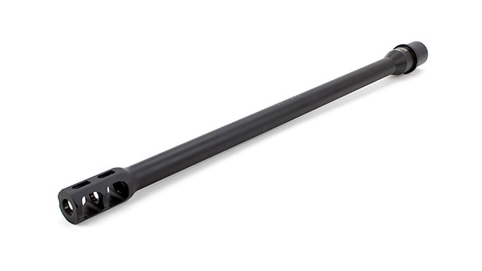 Faxon Firearms AR15 Barrel w/ Integral Muzzle Brake, 16in, 9mm, Tapered Profile, Black, 15A910N16NLQ-IMDB