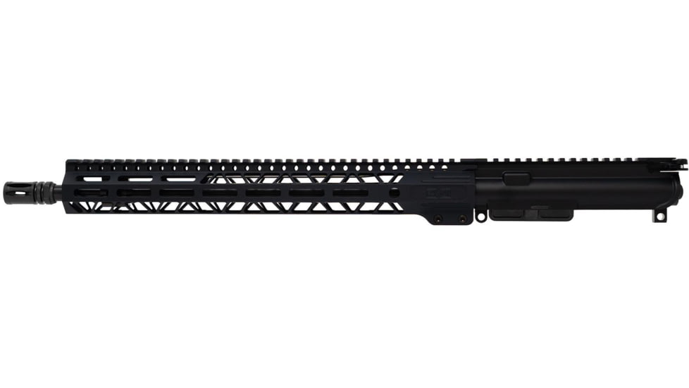 Faxon Firearms Ascent Upper Receiver with Flash Hider, 22 ARC, 16 inch Barrel, Gunner Profile, Rifle Length, 1-7 Twist, 1/2 x 28 Thread, A2 Birdcage Flash Hider, Black, FX22A116-U