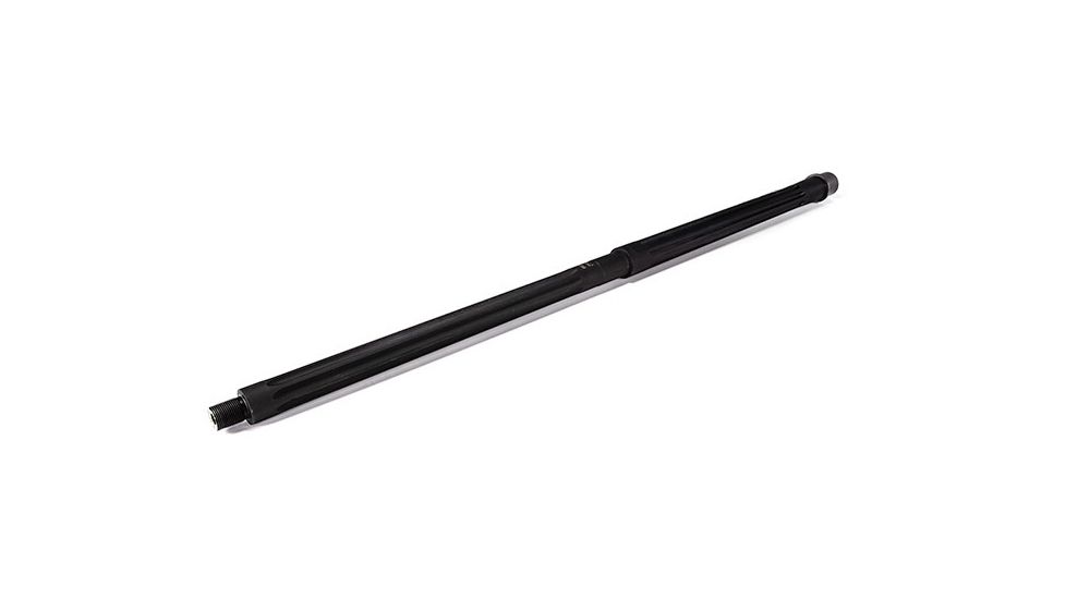 Faxon Firearms .224 Valkyrie Heavy Fluted AR-15 Profile Barrel, Rifle Length, 24 inch, 1-6.5 Twist, 5R, 1/2-28 Thread, 416R, Nitride, Black, 15BV65R24FHQ-5R-NP3