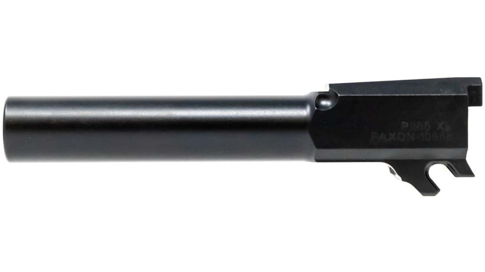 Faxon Firearms Duty Series Barrel for P365 XL, 9mm, 4150, QPQ Nitride, Non-Threaded, Black Nitride, 9mm, 365A910NXNOQ-N