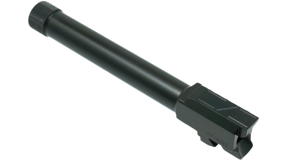 Faxon Firearms Duty Series Glock 17 Gen 5 9mm Luger Threaded Pistol Barrel, 4.9in, 1-10 Twist, Black, GA910N175NGQ-T
