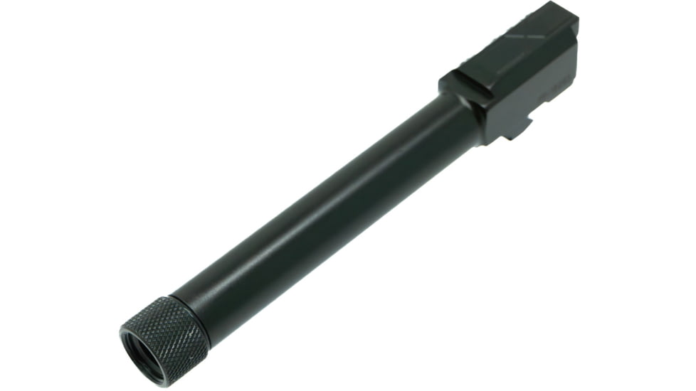 Faxon Firearms Duty Series Glock 17 Gen 5 9mm Luger Threaded Pistol Barrel, 4.9in, 1-10 Twist, Black, GA910N175NGQ-T