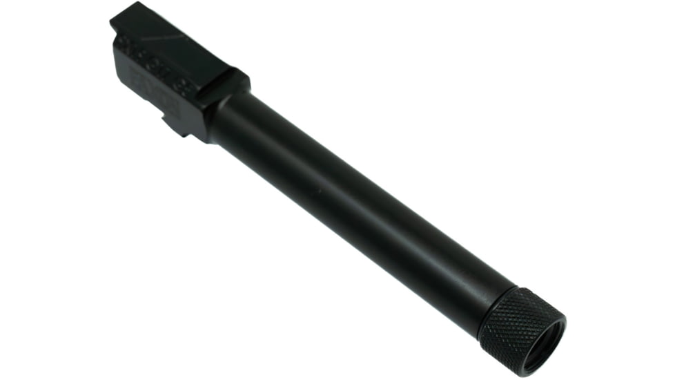 Faxon Firearms Duty Series Glock 17 Gen 5 9mm Luger Threaded Pistol Barrel, 4.9in, 1-10 Twist, Black, GA910N175NGQ-T