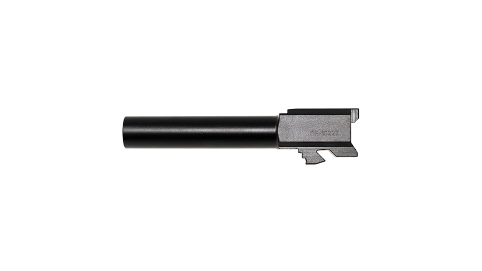 Faxon Firearms Duty Series Glock 19 Compact 9mm Non-Threaded Pistol Barrel, 4in, 1-10 Twist, QPQ Nitride, Black, GA910N19NGQ-N