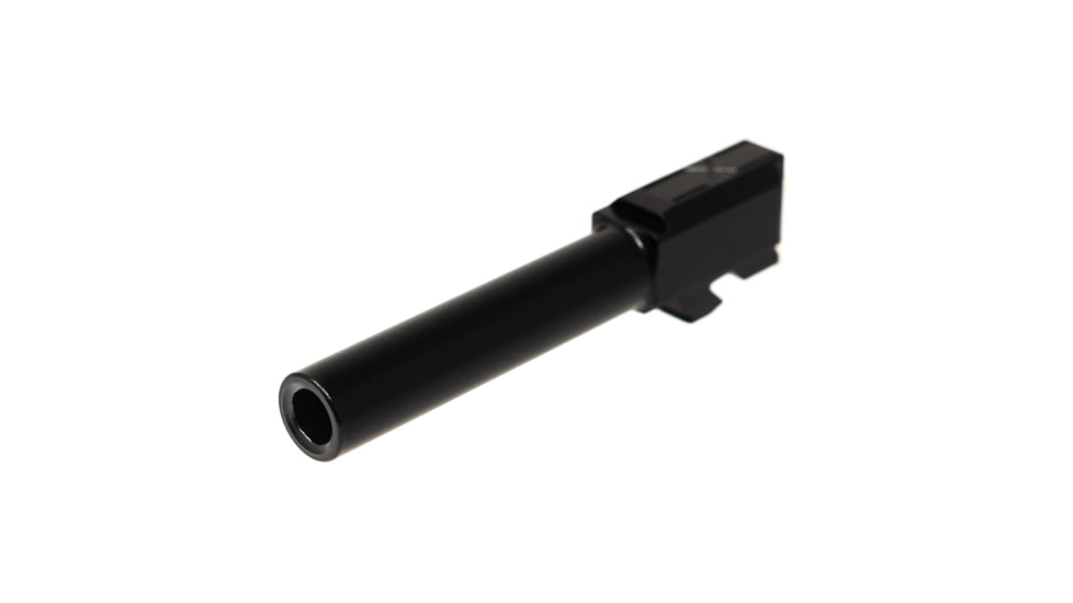 Faxon Firearms Duty Series Glock 19 Compact 9mm Non-Threaded Pistol Barrel, 4in, 1-10 Twist, QPQ Nitride, Black, GA910N19NGQ-N