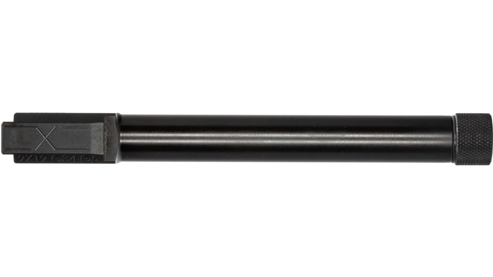 Faxon Firearms Duty Series Glock 34 Gen 5 9mm Luger Threaded Pistol Barrel, 5.7in, 1-10 Twist, Black, GA910N345NGQ-T