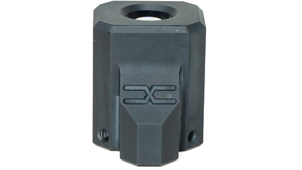 Faxon Firearms EXOS-513 Pistol Compensator, Glock and FX-19, 9mm, Black, 816341026179