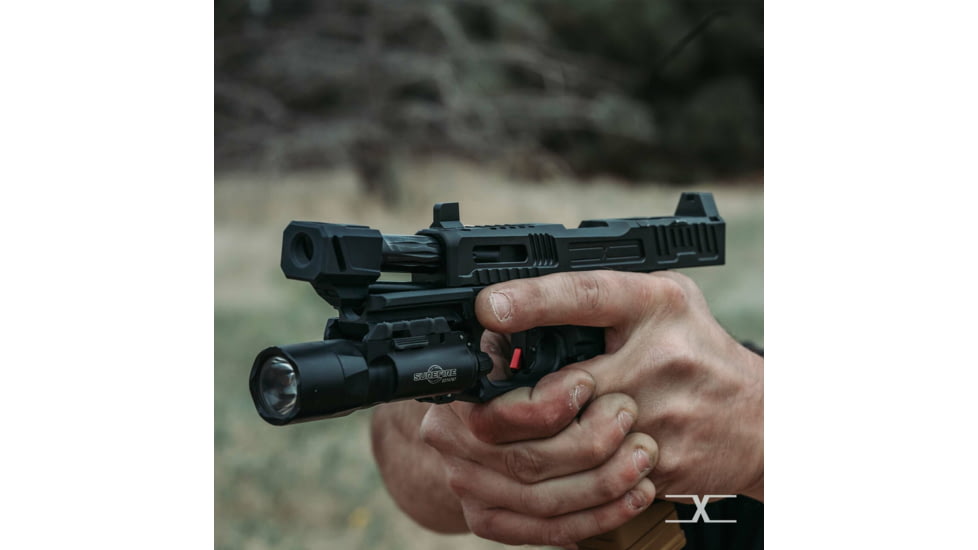 Faxon Firearms EXOS-514 Pistol Compensator, M&amp;P, 9mm, Black, 816341026186