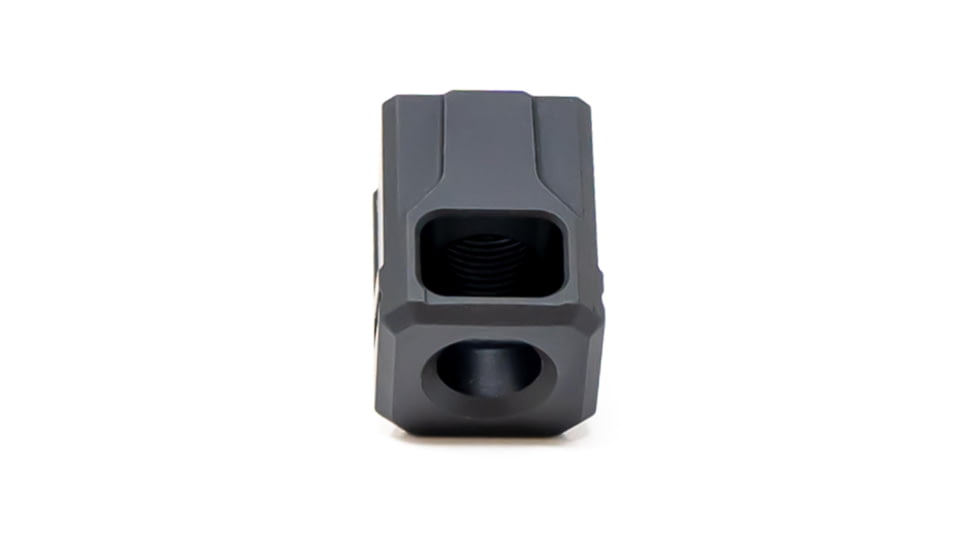 Faxon Firearms EXOS-523 Pistol Compensator, Glock 43, 9mm, Black, FF-P-A-COMP-SS-G-01