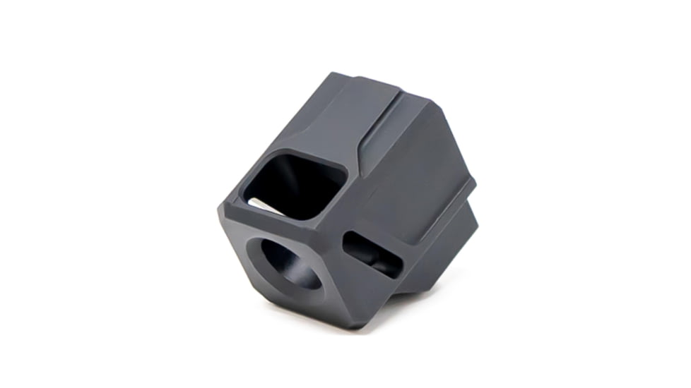 Faxon Firearms EXOS-523 Pistol Compensator, Glock 43, 9mm, Black, FF-P-A-COMP-SS-G-01