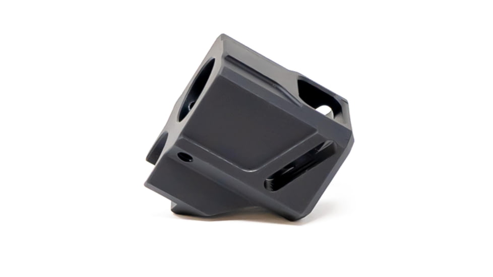 Faxon Firearms EXOS-523 Pistol Compensator, Glock 43, 9mm, Black, FF-P-A-COMP-SS-G-01