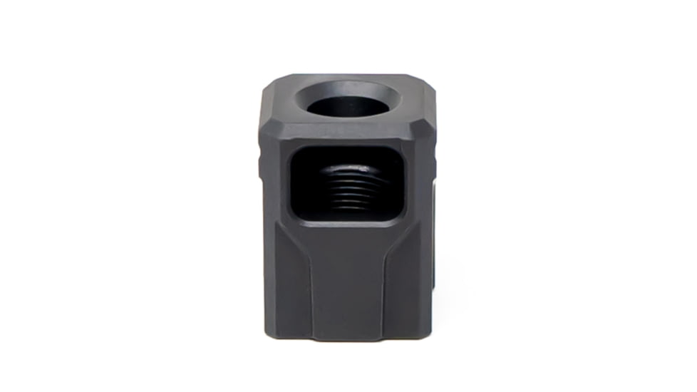 Faxon Firearms EXOS-523 Pistol Compensator, Glock 43, 9mm, Black, FF-P-A-COMP-SS-G-01
