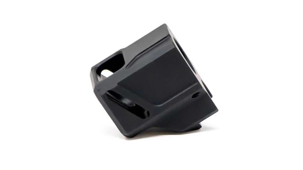 Faxon Firearms EXOS-523 Pistol Compensator, Glock 43, 9mm, Black, FF-P-A-COMP-SS-G-01