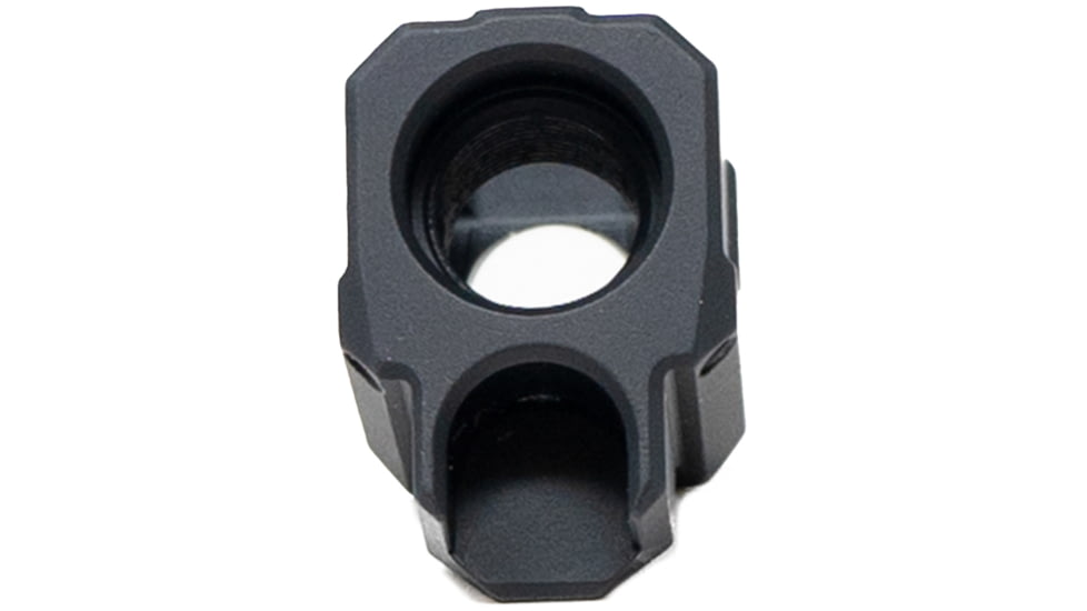 Faxon Firearms EXOS-524 Pistol Compensator, M&amp;P Shield/Shield Plus, 9mm, Black, 816341026216