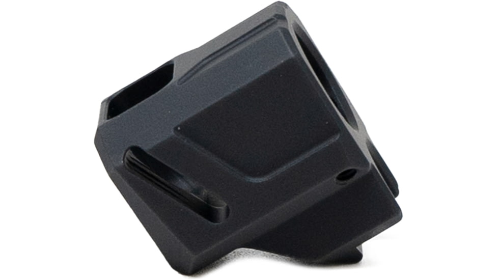 Faxon Firearms EXOS-524 Pistol Compensator, M&amp;P Shield/Shield Plus, 9mm, Black, 816341026216