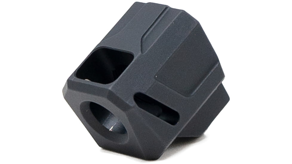 Faxon Firearms EXOS-524 Pistol Compensator, M&amp;P Shield/Shield Plus, 9mm, Black, 816341026216