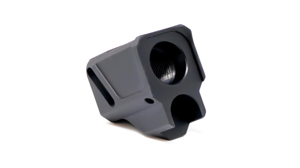 Faxon Firearms EXOS-533 Pistol Compensator, Glok 43x/48, 9mm, Black, FF-P-A-COMP-SS-G-02