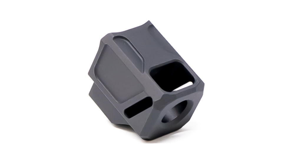 Faxon Firearms EXOS-533 Pistol Compensator, Glok 43x/48, 9mm, Black, FF-P-A-COMP-SS-G-02