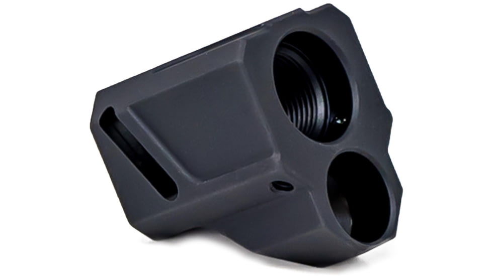 Faxon Firearms EXOS-543 Pistol Compensator, Glock Gen 4 19/17/34, 9mm, Black, 816341026452