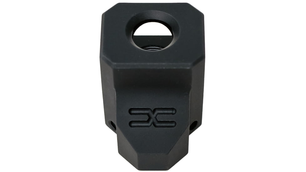 Faxon Firearms EXOS-543 Pistol Compensator, Glock Gen 4 19/17/34, 9mm, Black, 816341026452