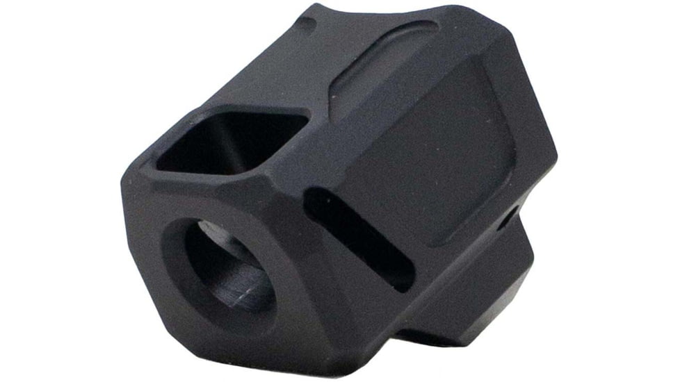 Faxon Firearms EXOS-553 Glock Pistol Compensator, Gen 5, Black, FF-P-A-COMP-DS-G-03