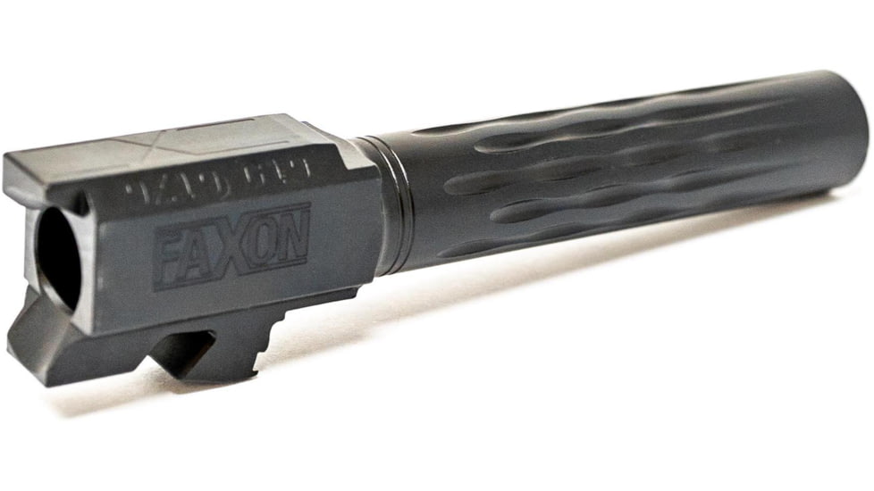 Faxon Firearms Gen 2-5 Match Pistol Barrel w/ Patented Flame Fluting, Glock, Glock 19, 9mm, 1-10 Twist, Non Threaded, Polished Copper PVD, GB910N19LGQ-N-PCOP