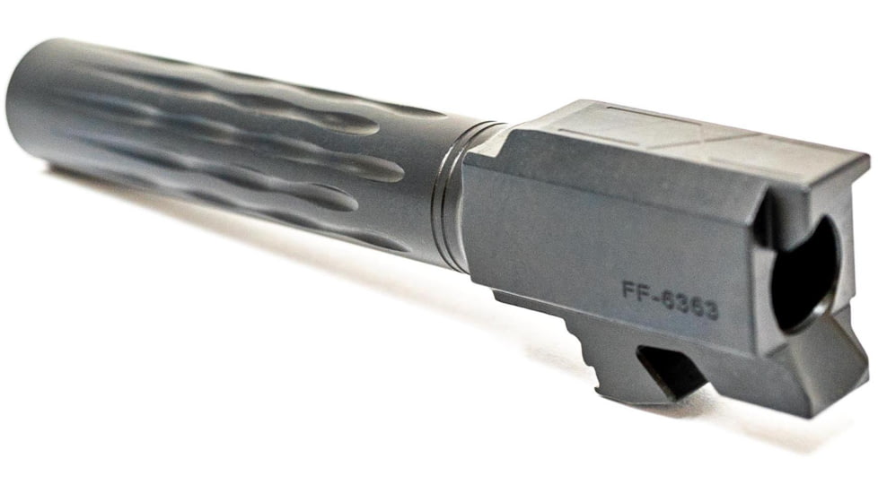 Faxon Firearms Gen 2-5 Match Pistol Barrel w/ Patented Flame Fluting, Glock, Glock 19, 9mm, 1-10 Twist, Non Threaded, Polished Copper PVD, GB910N19LGQ-N-PCOP