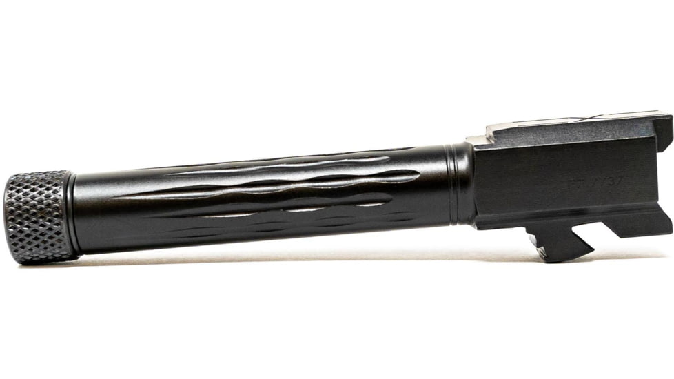 Faxon Firearms Gen 2-5 Match Pistol Barrel w/ Patented Flame Fluting, Glock, Glock 19, 9mm, 1-10 Twist, Threaded, Polished Copper PVD, GB910N19LGQ-T-PCOP