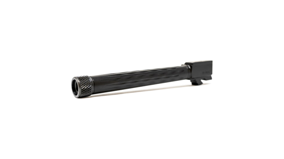 Faxon Firearms Gen 5 Match Pistol Barrel w/ Patented Flame Fluting, Glock, Glock 34, 9mm, 1-10 Twist, 1/2x28, Black, GB910N345LGQ-T