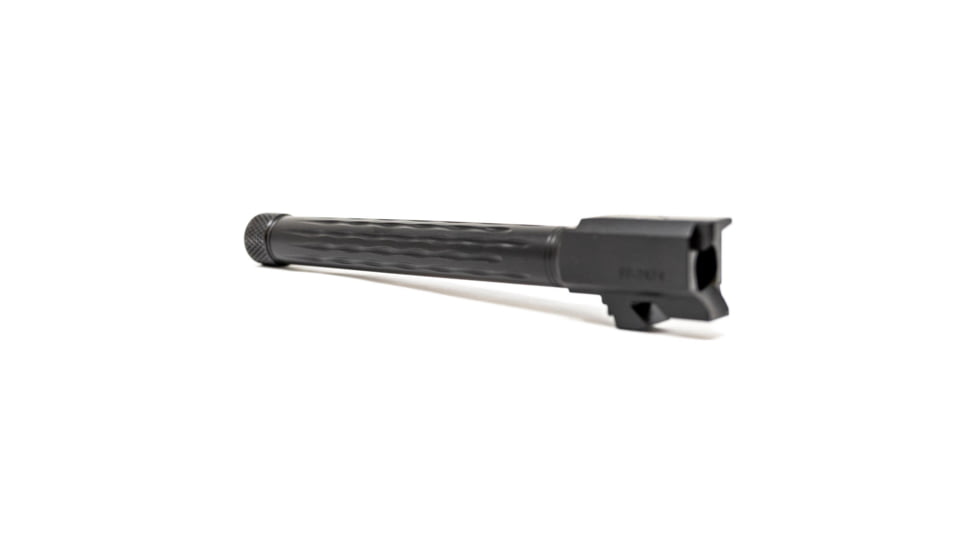 Faxon Firearms Gen 5 Match Pistol Barrel w/ Patented Flame Fluting, Glock, Glock 34, 9mm, 1-10 Twist, 1/2x28, Black, GB910N345LGQ-T
