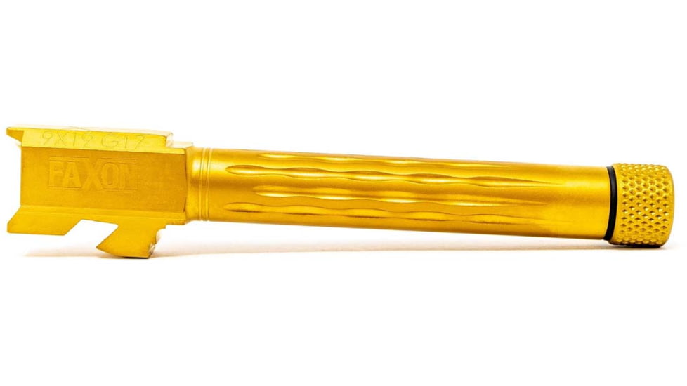 Faxon Firearms Match Series Glock 9mm Luger Threaded Pistol Barrel w/ Flame Fluting