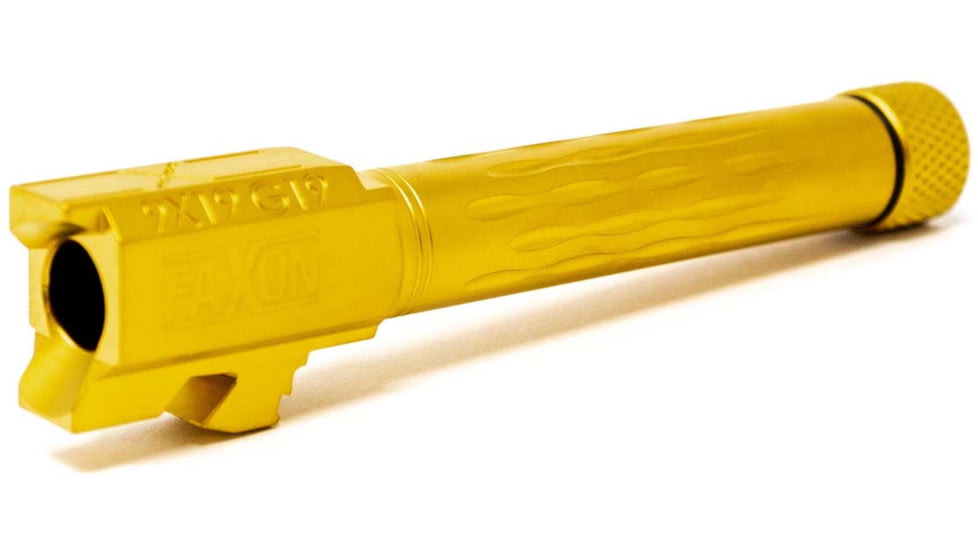 Faxon Firearms Match Series Glock 9mm Luger Threaded Pistol Barrel w/ Flame Fluting
