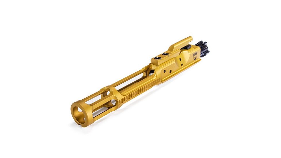 Faxon Firearms 5.56 Gunner Lightweight 9310 Bolt Carrier Complete - Nitride- TiN PVD, FF556BCGCNITRIDE-LW-TiN
