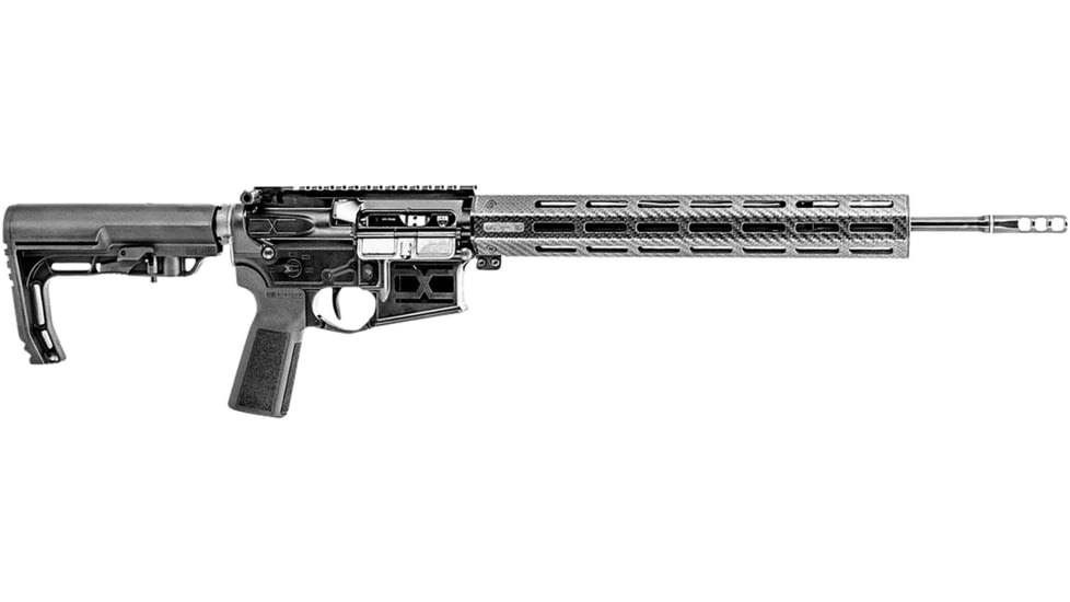 Faxon Firearms ION-X Hyperlite Semi-Auto Rifle, 223 Rem/5.56 NATO, 16in Barrel, 1-8, Synthetic Black Stock, Black, FX5516X-FRRMPG