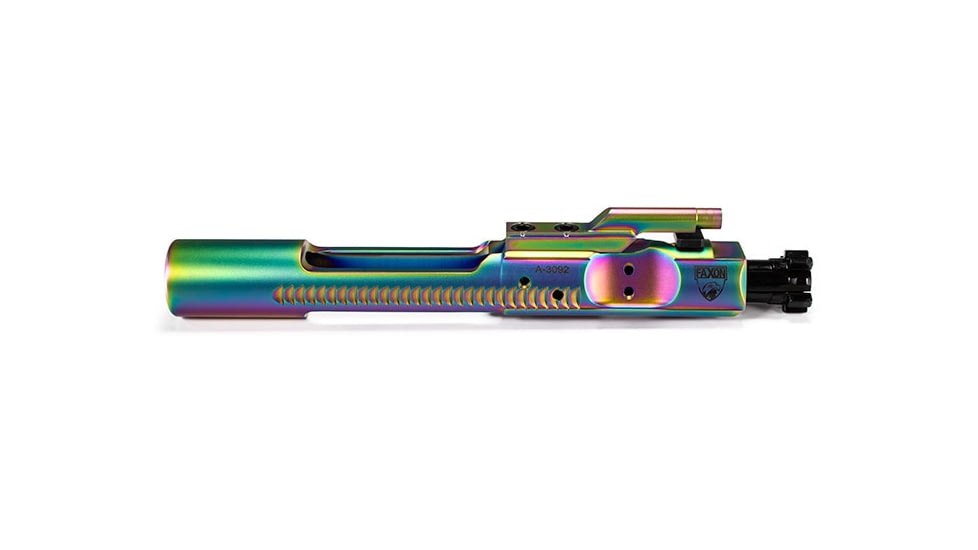 Faxon Firearms 5.56 M16 Bolt Carrier Group, Nitride, Chameleon PVD, FF556BCGCNITRIDE-NCR