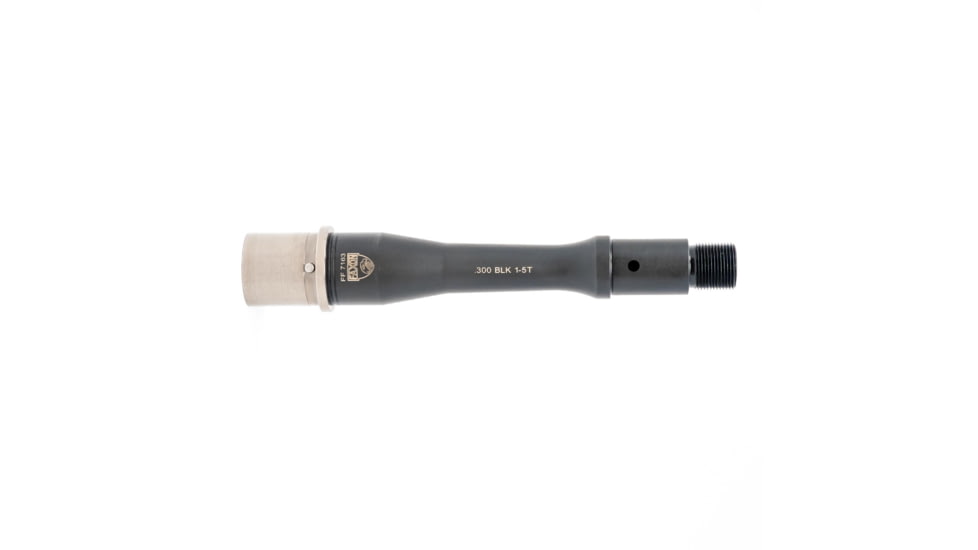 Faxon Firearms Match Barrel, AR Platform, AR-15, 300 BLK, 6in, Gunner, Pistol Length, 1-5 Twist, 5/8x24 Thread, Black, 15B35P6NGQ-5R-NP3