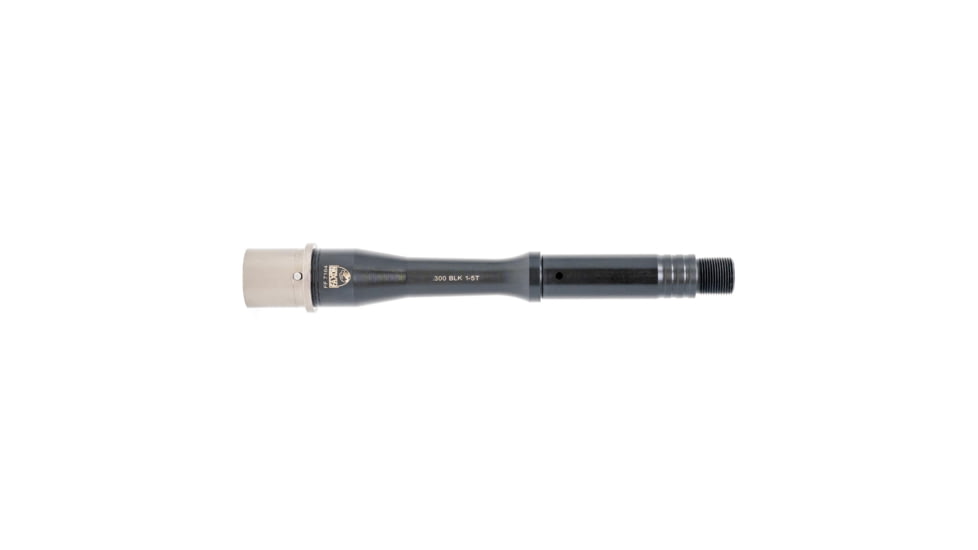 Faxon Firearms Match Barrel, AR Platform, AR-15, 300 BLK, 7.5in, Gunner, Pistol Length, 1-5 Twist, 5/8x24 Thread, Black, 15B35P7NGQ-5R-NP3