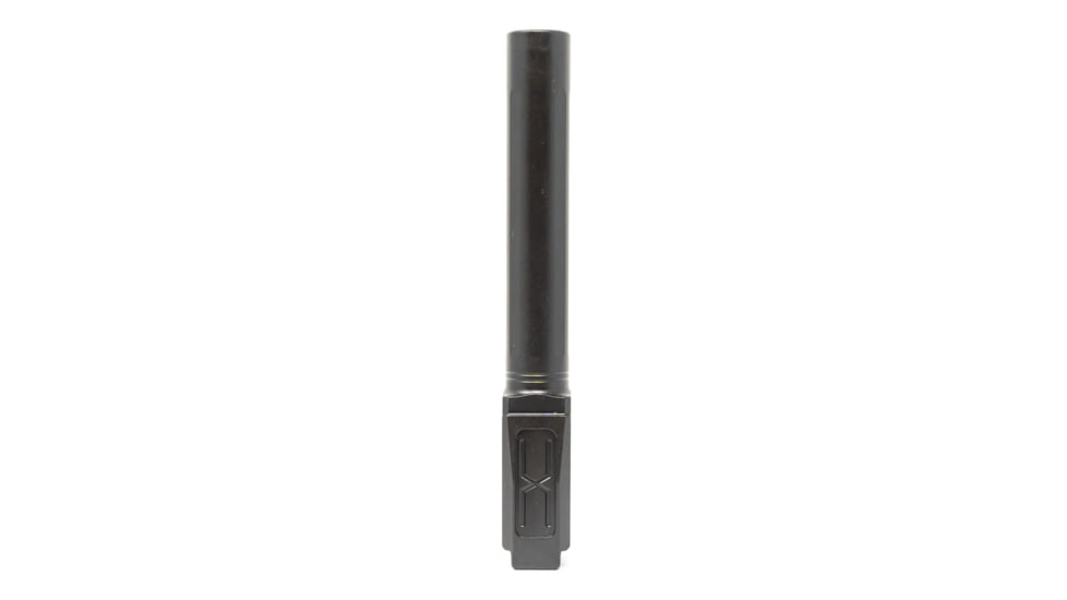 Faxon Firearms Match Pistol Barrel, Glock, Glock 48, 9mm, 1-10 Twist, Non Threaded, Straight Fluted, Black, GB910N48SGQ-N